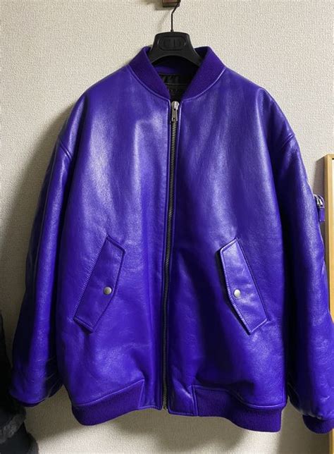 prada raf simons leather jacket|prada aw21 bomber jacket.